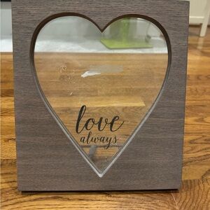 Heart picture photo frame